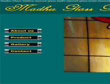 Tablet Screenshot of madhuglassgallery.com